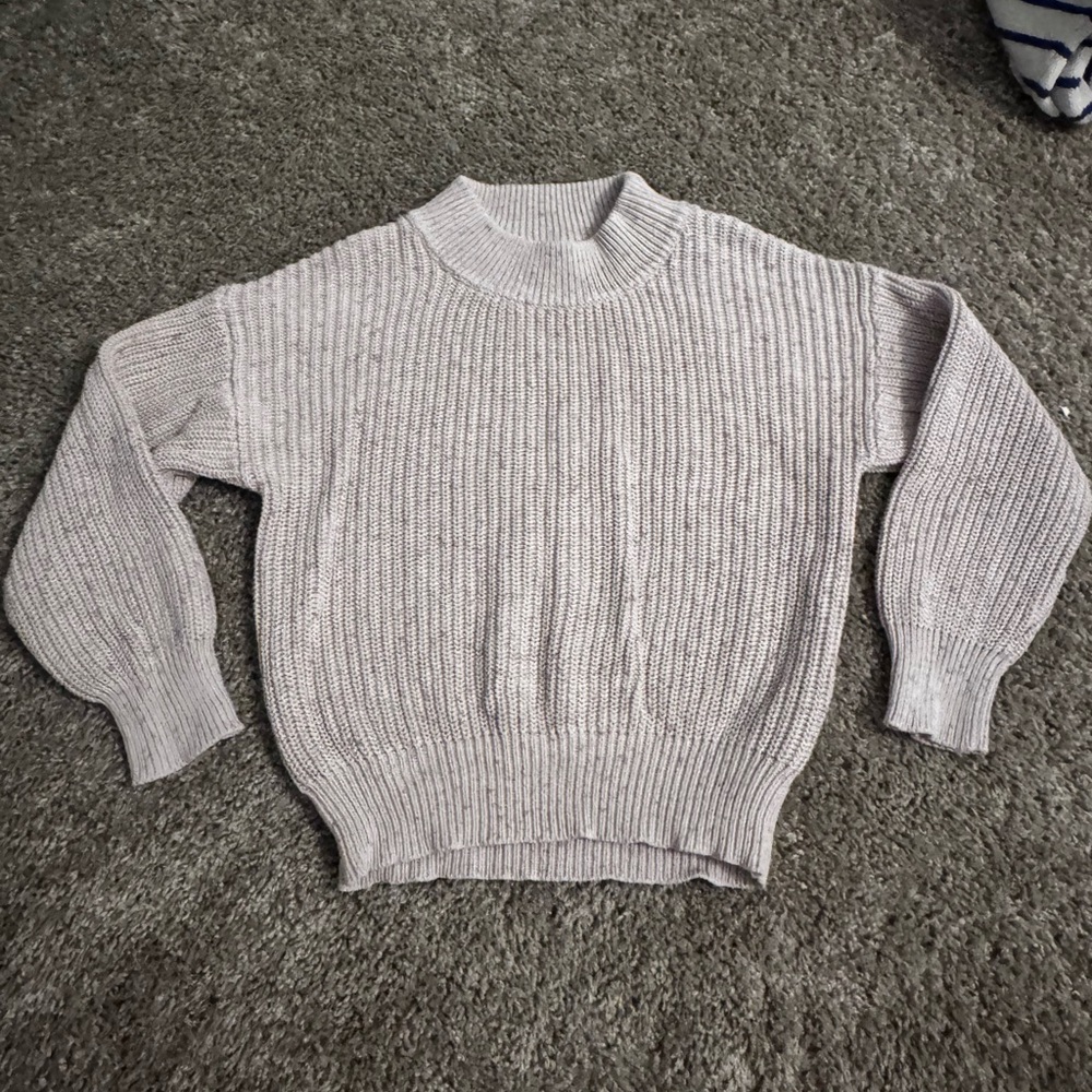 Jamie Kay Kids Ribbed Knit Sweater - Cream